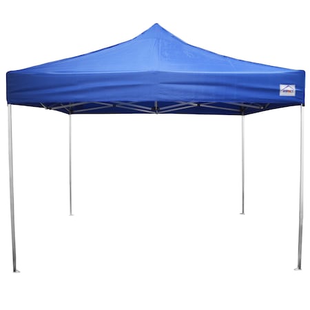 Impact Canopy ULA Kit 10 FT x 10 FT   Ultra Light Aluminum Canopy with Roller Bag, Blue 040030003